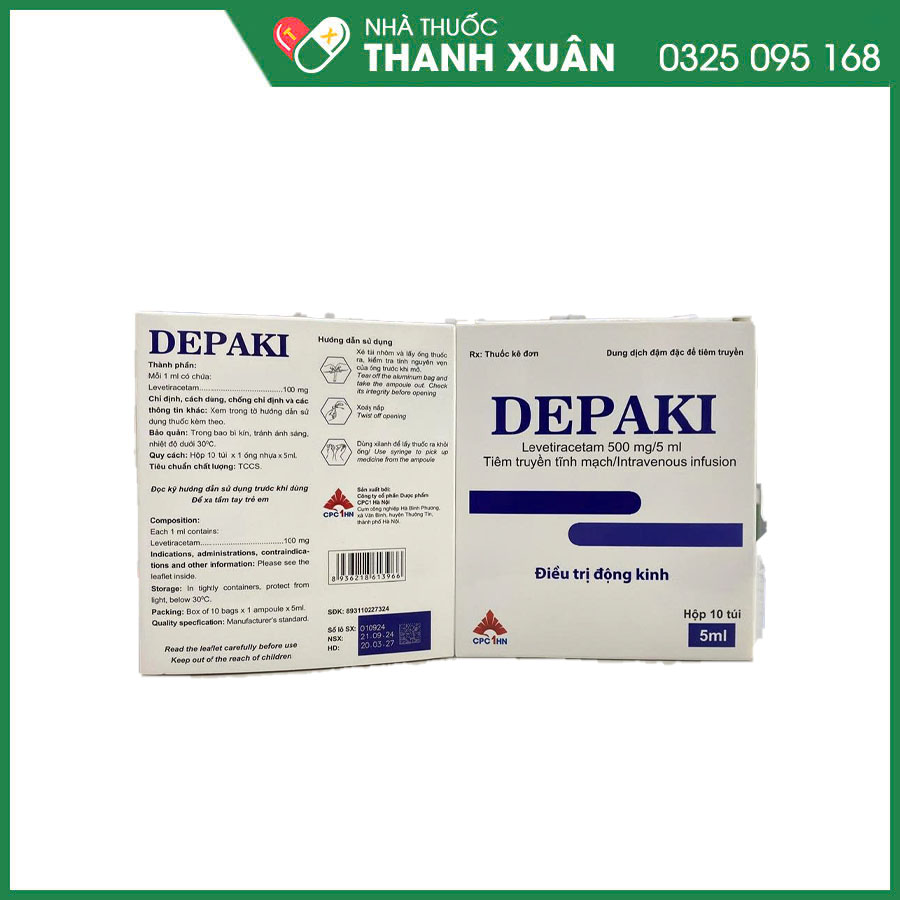 Depaki thuốc điều trị cơn động kinh ở người lớn và trẻ em từ 1 tháng tuổi trở lên